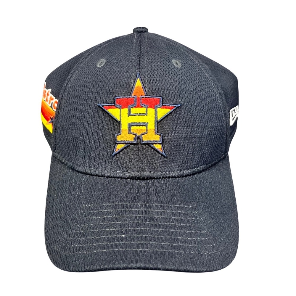 New Era 9FORTY Houston Astros Navy Blue Retro Snapback Hat MLB Star H Logo